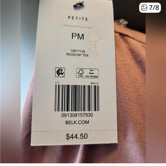 The Limited Rose Sleeveless Wrap Top - Picture 7 of 8